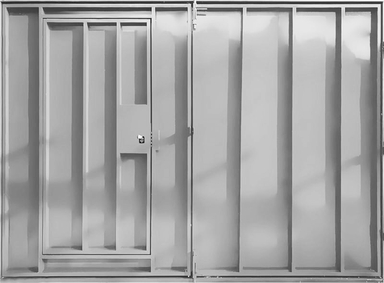 Металлические гаражные ворота — 006