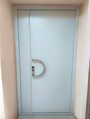 Дверь с офисной ручкой-скобой